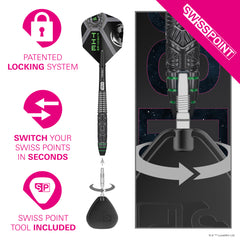 PRE ORDER FOR 11/11/25 - TARGET x STAR WARS - 24g - Tie Fighter - Steel Tip Swiss Point - 90% Tungsten Darts