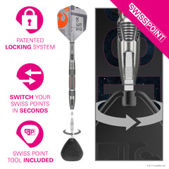 PRE ORDER FOR 11/11/25 - TARGET x STAR WARS - 24g - X WING - Steel Tip Swiss Point - 90% Tungsten Darts