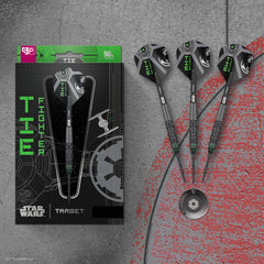 PRE ORDER FOR 11/11/25 - TARGET x STAR WARS - 24g - Tie Fighter - Steel Tip Swiss Point - 90% Tungsten Darts