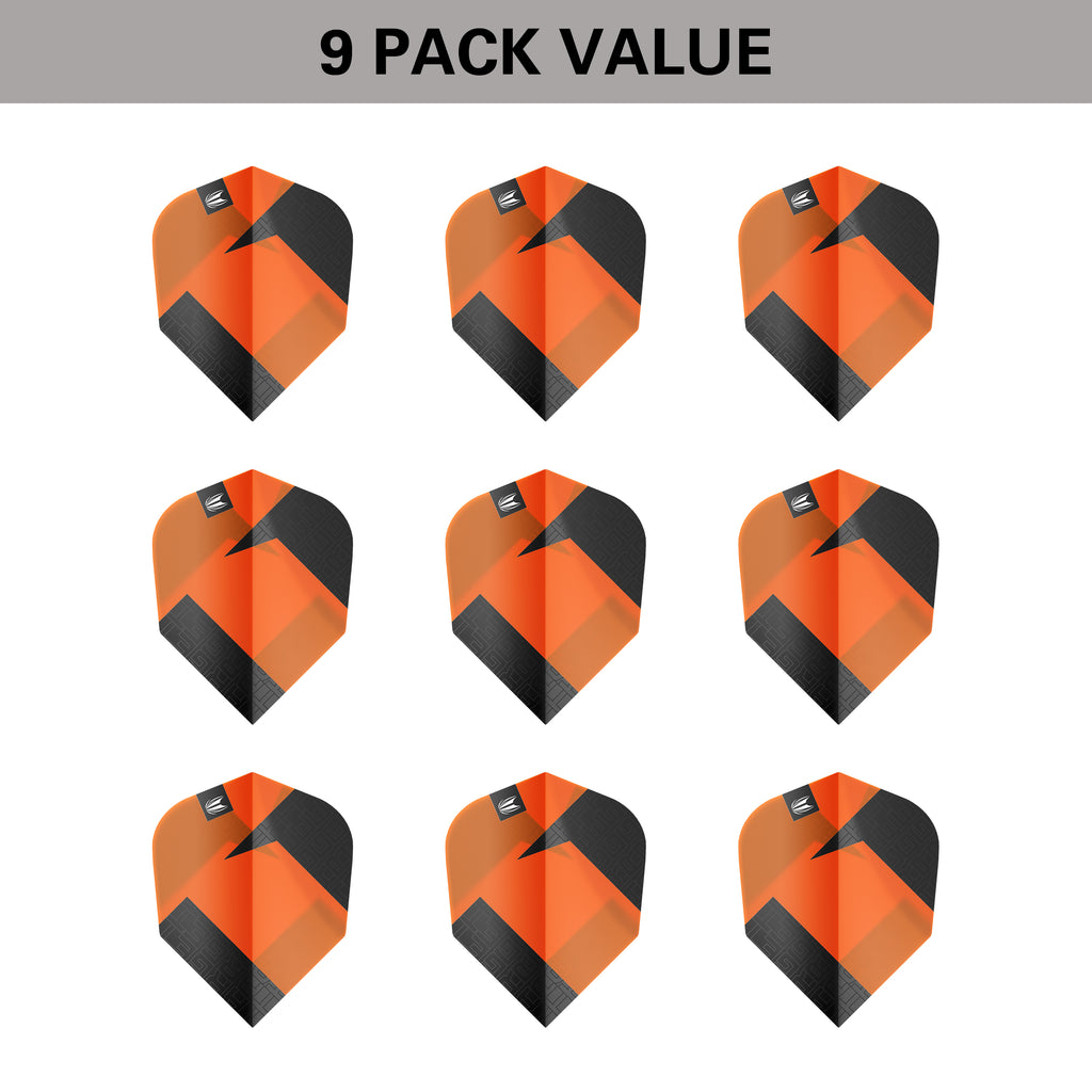 TARGET - Target TAG Orange Flights - Multipack - NO6 Size - 100 Micron