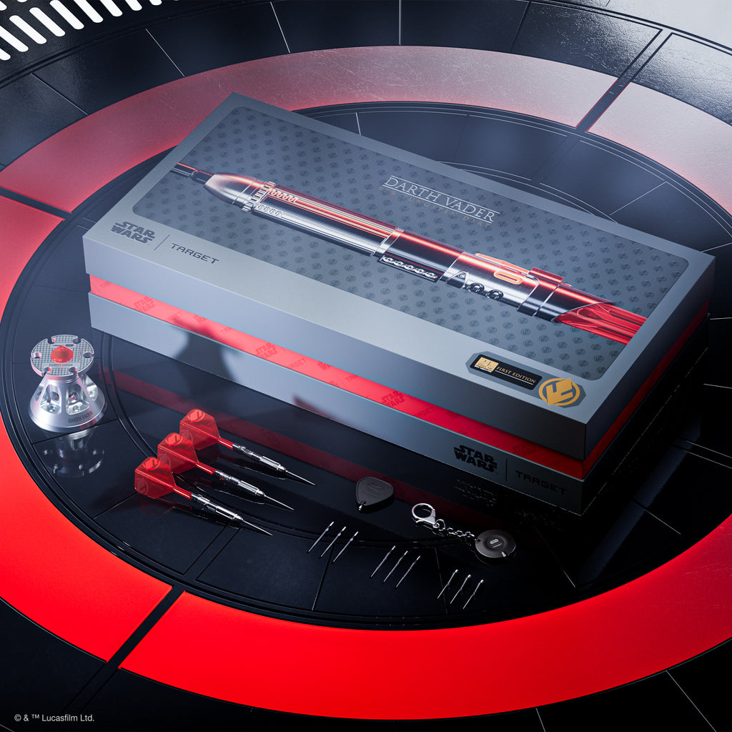 PRE ORDER FOR 11/11/25 - TARGET x STAR WARS -  Darth Vader Light Sabre 24g - LIMITED EDITION - Steel Tip Swiss Point - 95% Tungsten Darts