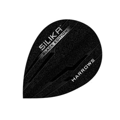 HARROWS - SILIKA BLACK - Crystalline Coated Flights - PEAR