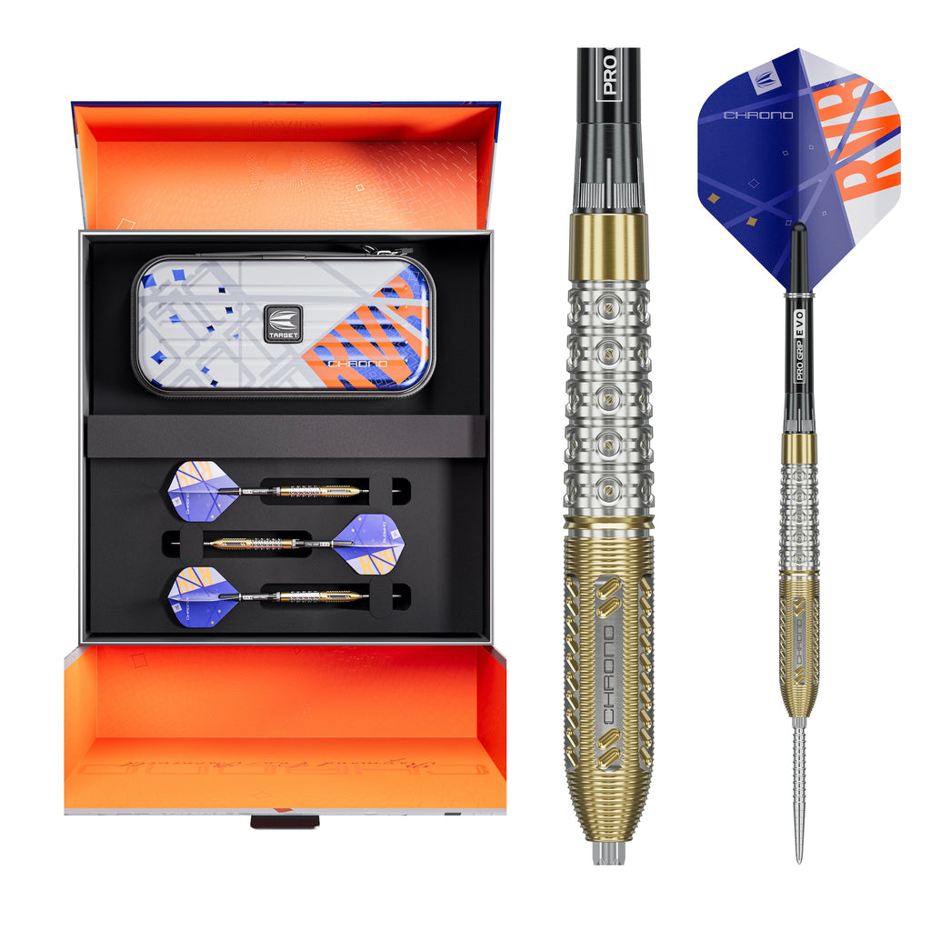 TARGET - RVB Chrono Swiss Point Steel Tip Darts - 95% Tungsten - 25g