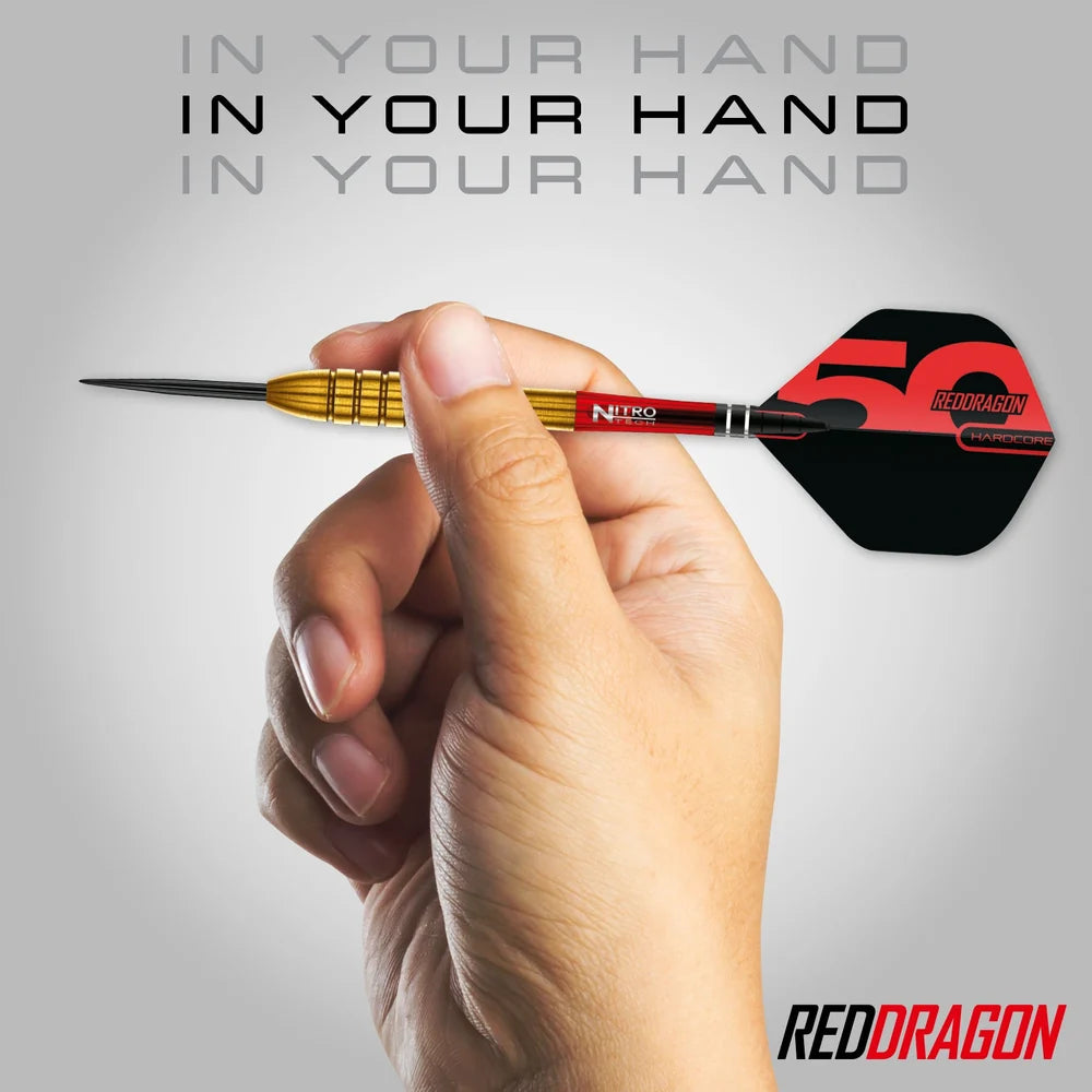 RED DRAGON - 26g Golden Virgin 5 Dart - 95% Tungsten