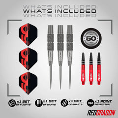 RED DRAGON - 24g Grizzly 2 Dart - 90% Tungsten