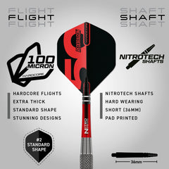 RED DRAGON - 24g Grizzly 2 Dart - 90% Tungsten