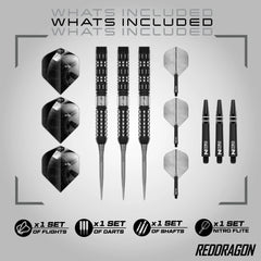 RED DRAGON - 22g RECON PARALLEL Darts - 90% Tungsten