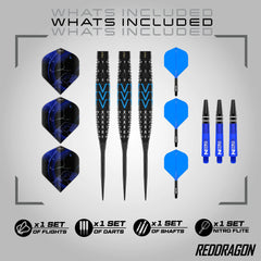 RED DRAGON - 26g AMP TORPEDO Darts - 90% Tungsten