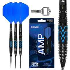 RED DRAGON - 26g Amp Switch Point Darts - 90% Tungsten