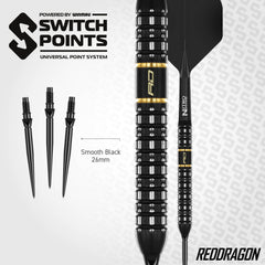 RED DRAGON - 24g Ascend Switch Point Darts - 90% Tungsten