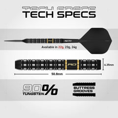RED DRAGON - 22g Ascend Switch Point Darts - 90% Tungsten