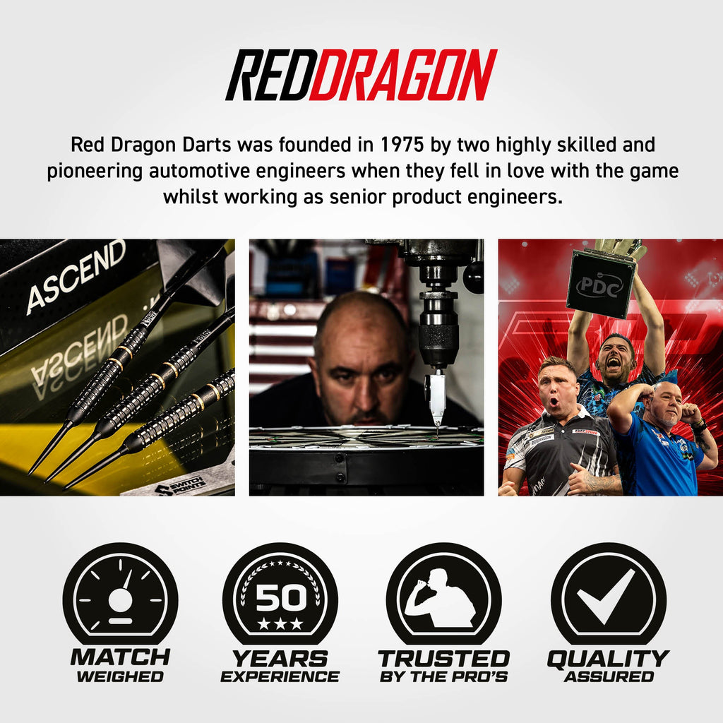 RED DRAGON - 24g Ascend Switch Point Darts - 90% Tungsten