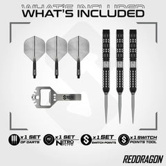 RED DRAGON - 24g Recon Switch Point Darts - 90% Tungsten