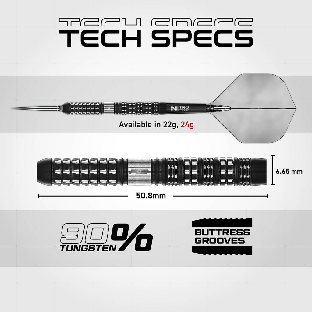 RED DRAGON - 24g Recon Switch Point Darts - 90% Tungsten