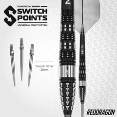 RED DRAGON - 25g Recon Switch Point Darts - 90% Tungsten