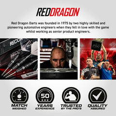 RED DRAGON - 25g Recon Switch Point Darts - 90% Tungsten