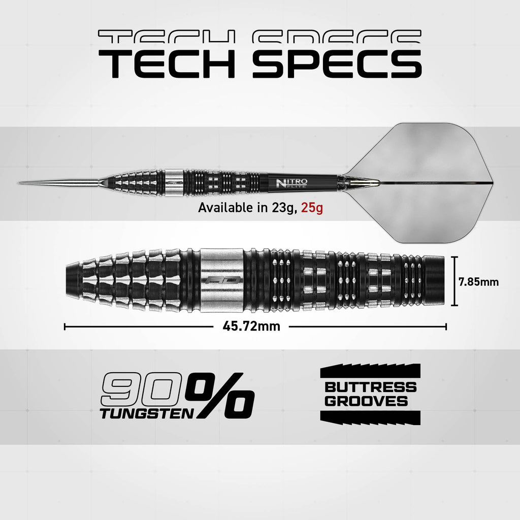 RED DRAGON - 25g Recon Switch Point Darts - 90% Tungsten