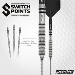 RED DRAGON - 21g Gian van Veen TE Switch Point Darts - 90% Tungsten