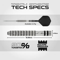 RED DRAGON - 21g Gian van Veen TE Switch Point Darts - 90% Tungsten