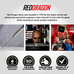 RED DRAGON - 21g Gian van Veen TE Switch Point Darts - 90% Tungsten