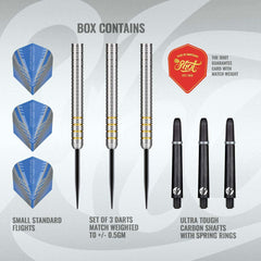 SHOT - 23g - Ritchie Edhouse - 90% Tungsten - Steel Tip Darts