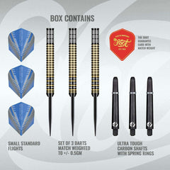 SHOT - 26g - Ritchie Edhouse Madhouse - 90% Tungsten - Steel Tip Darts