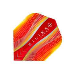 HARROWS - Silika Lumen Dart Flights - Orange and Red - Standard Small NO6 Shape