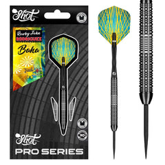 SHOT - 25g - Pro Series Rowby John Rodriguez - 90% Tungsten - Steel Tip Darts Set