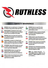 RUTHLESS  - 24g Ruthless Red Falcon Darts - 90% Tungsten