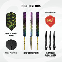 SHOT -  23g - STOWE BUNTZ 3.0 Darts Set - Turbo Point - 90% Tungsten