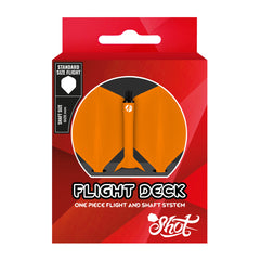 SHOT - FLIGHT DECK - ONE PIECE Dart and Flight System - ORANGE