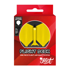 SHOT - FLIGHT DECK - ONE PIECE Dart and Flight System - YELLOW