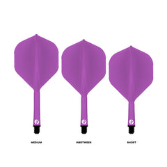 SHOT - FLIGHT DECK - ONE PIECE Dart and Flight System - PURPLE
