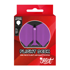 SHOT - FLIGHT DECK - ONE PIECE Dart and Flight System - PURPLE