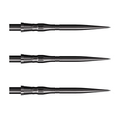 SHOT - Anti-deflection SCALLOP Steel Tip Dart Points - 35mm Total Length