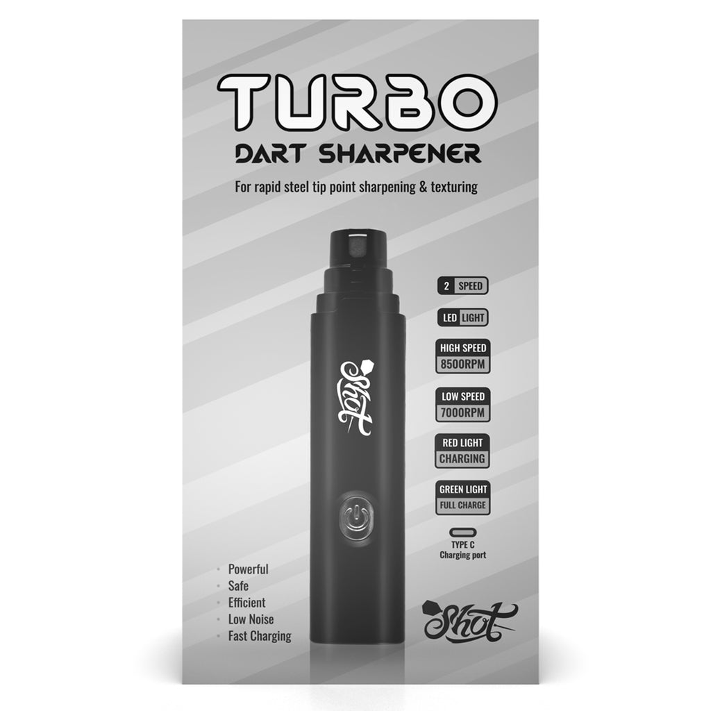 SHOT - TURBO DART POINT SHARPENER - USB Rechargable