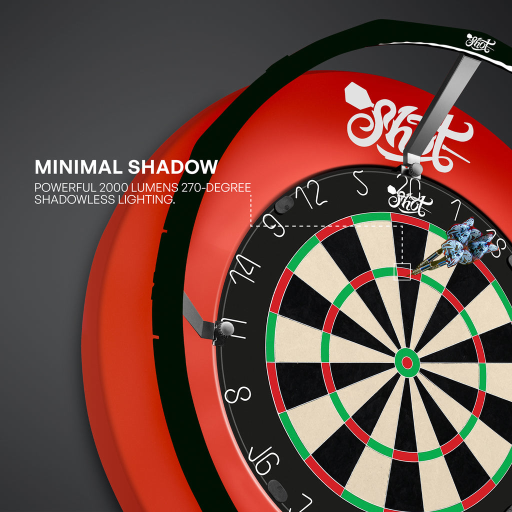 SHOT - LUMEN CORE Dartboard LIGHTING System - 270 Degrees