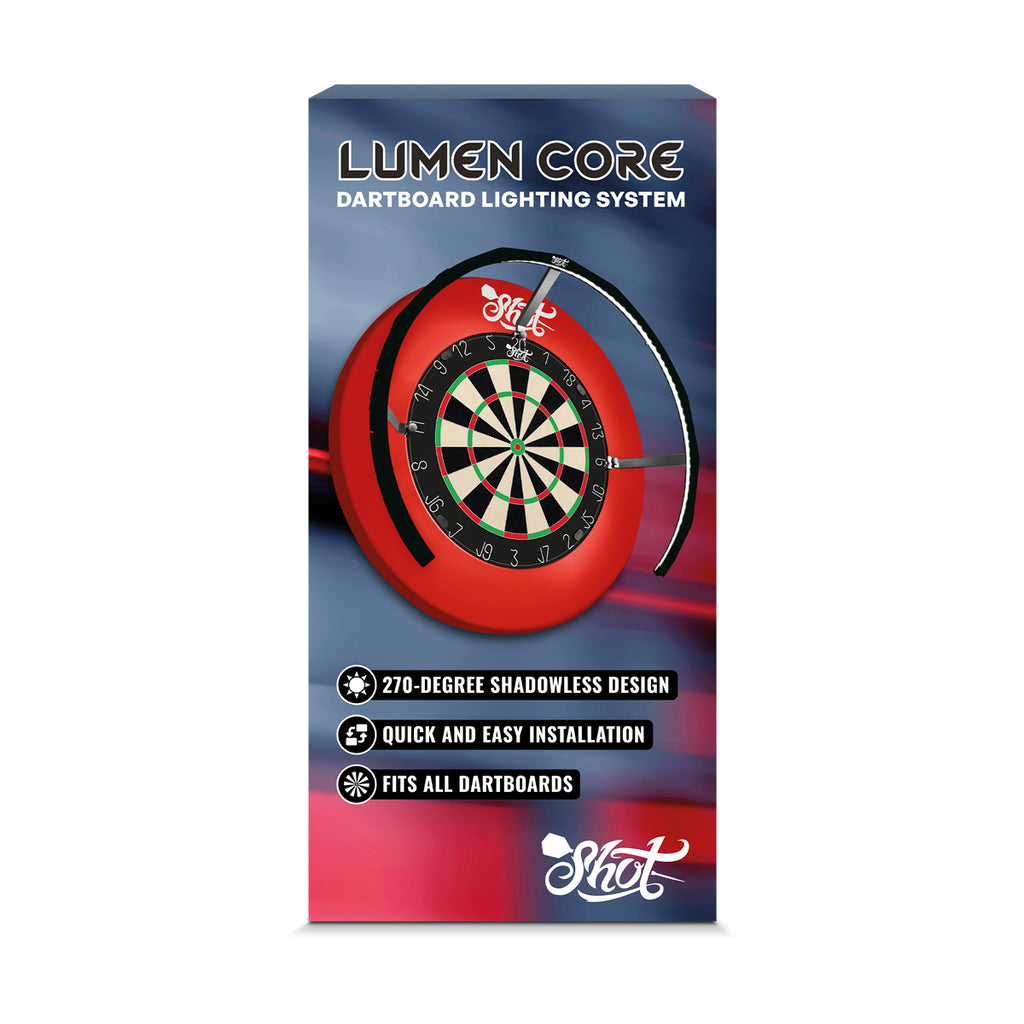 SHOT - LUMEN CORE Dartboard LIGHTING System - 270 Degrees