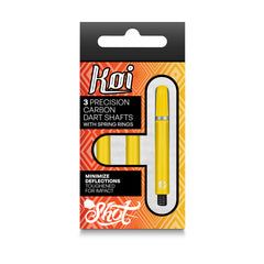 SHOT - Koi CARBON Dart Shafts - Yellow