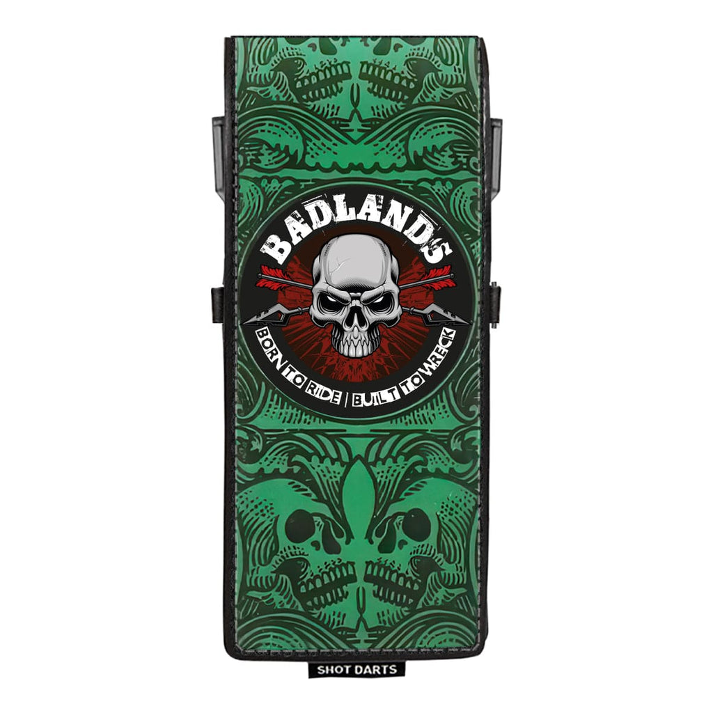 SHOT - BADLANDS Inked Drop-in Dart Wallet - GREEN