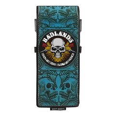 SHOT - BADLANDS Inked Drop-in Dart Wallet - BLUE