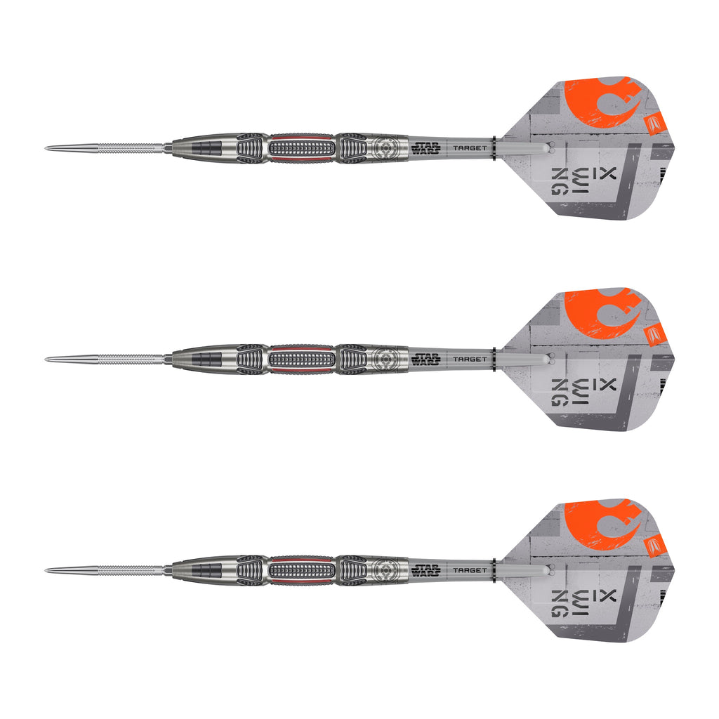 PRE ORDER FOR 11/11/25 - TARGET x STAR WARS - 24g - X WING - Steel Tip Swiss Point - 90% Tungsten Darts