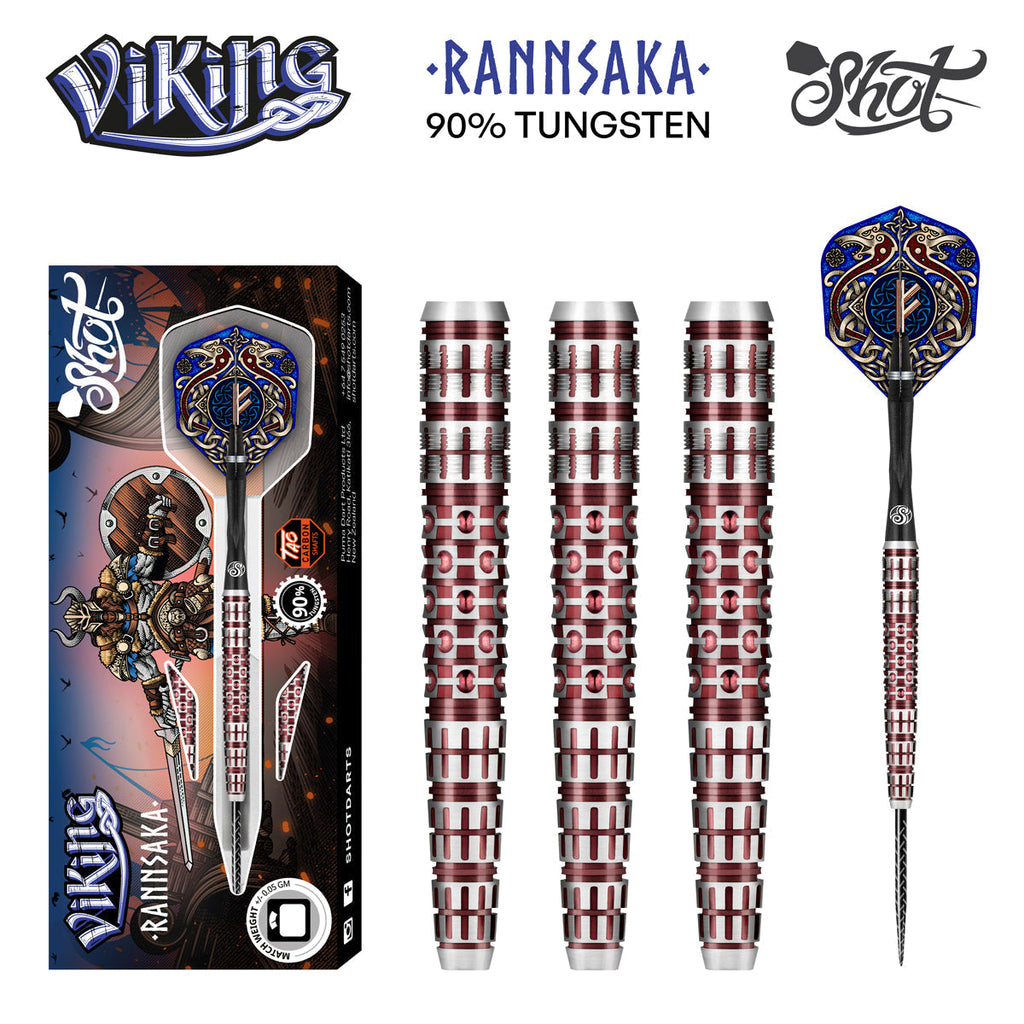 SHOT - Viking Rannsaka Darts - 90% Tungsten - 23g