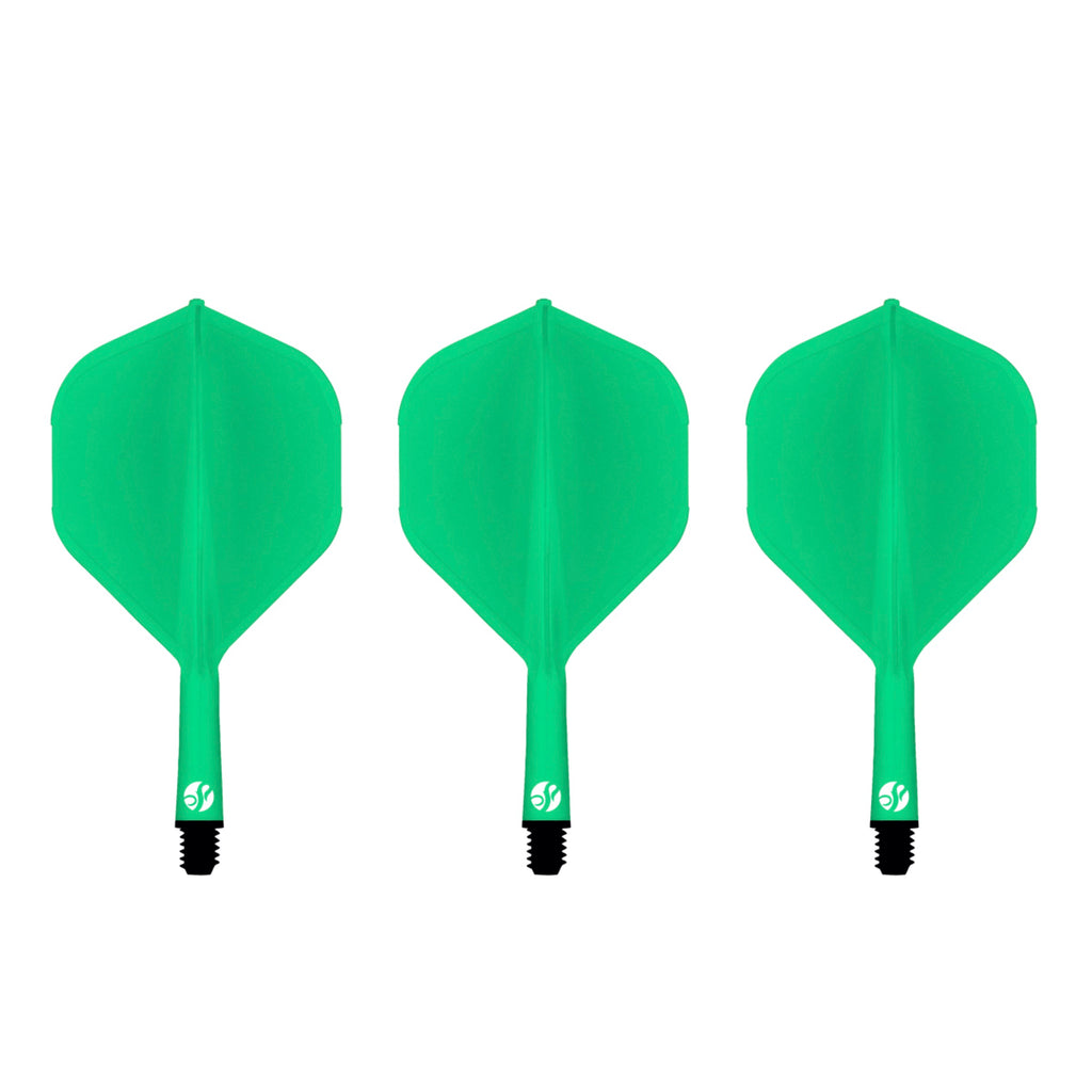 SHOT - FLIGHT DECK - ONE PIECE Dart and Flight System - GREEN