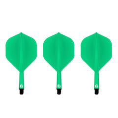 SHOT - FLIGHT DECK - ONE PIECE Dart and Flight System - GREEN