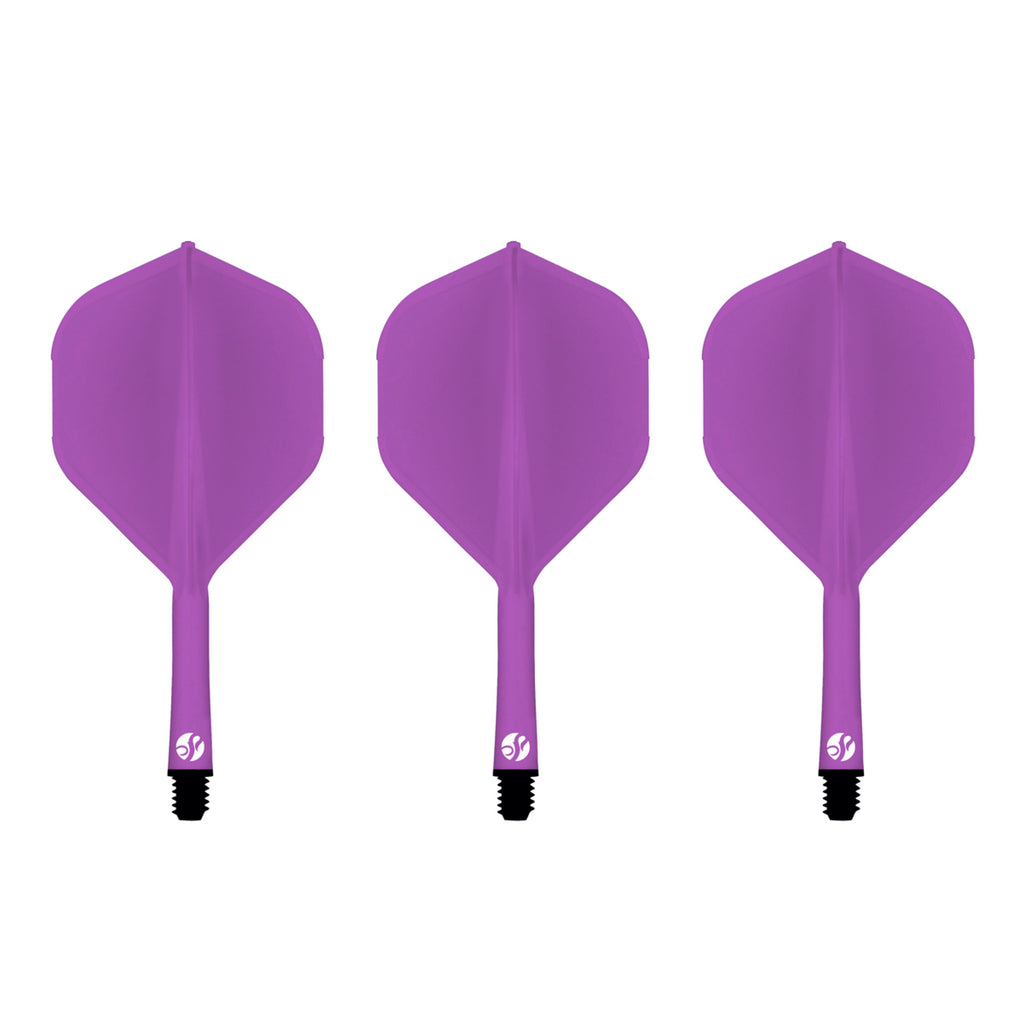 SHOT - FLIGHT DECK - ONE PIECE Dart and Flight System - PURPLE