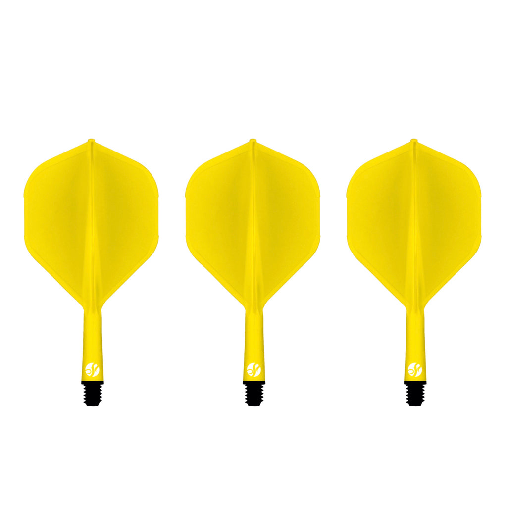 One-piece Dart Flight Shot! Darts Flight Deck One-Piece System - Reduced Deflections Kite Flight Black (350 Micron) Flight Deck Dart