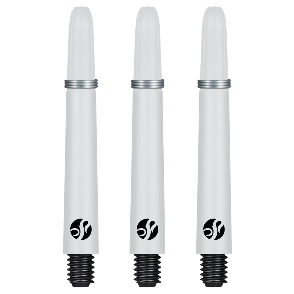 SHOT - Koi CARBON Dart Shafts - White