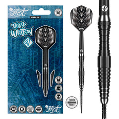 SHOT - 22g - TRIBAL WEAPON S4 Turbo Point Darts Set - 90% Tungsten