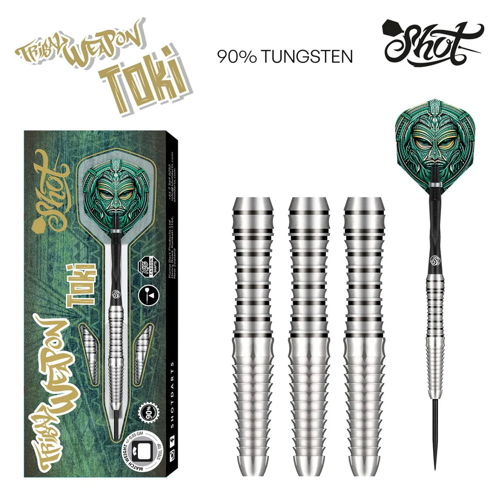 SHOT - Tribal Weapon TOKI Darts - 90% Tungsten - 28g